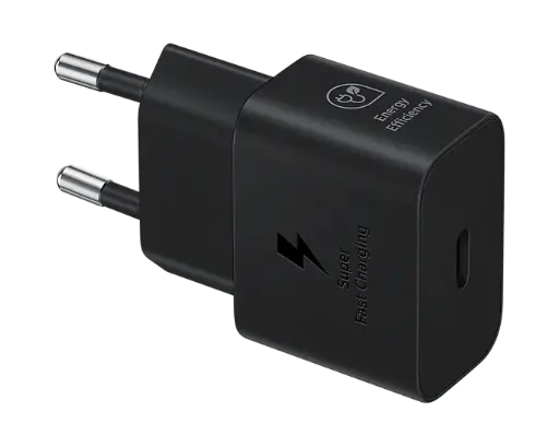 [470557] SAMSUNG Adaptateur Secteur USB-C 25W (Noir)